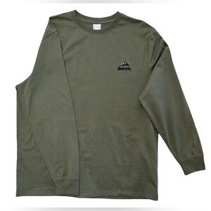 Bench Mens Green Long Sleeve Crewneck T-Shirt
Bench